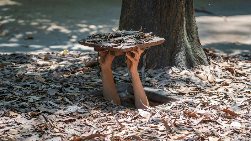 Cu Chi predori in Palača ponovne združitve